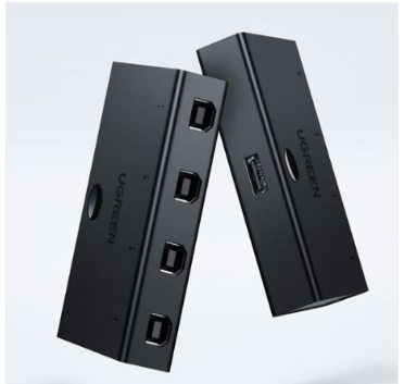 绿联/UGREEN Aa004 集线器 USB打印机共享器分线器