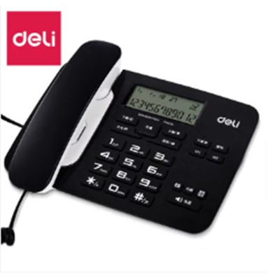 得力 deli 794 普通电话机 黑色